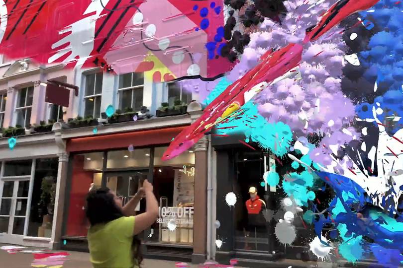 O Snapchat transformou Londres em um experimento de realidade aumentada